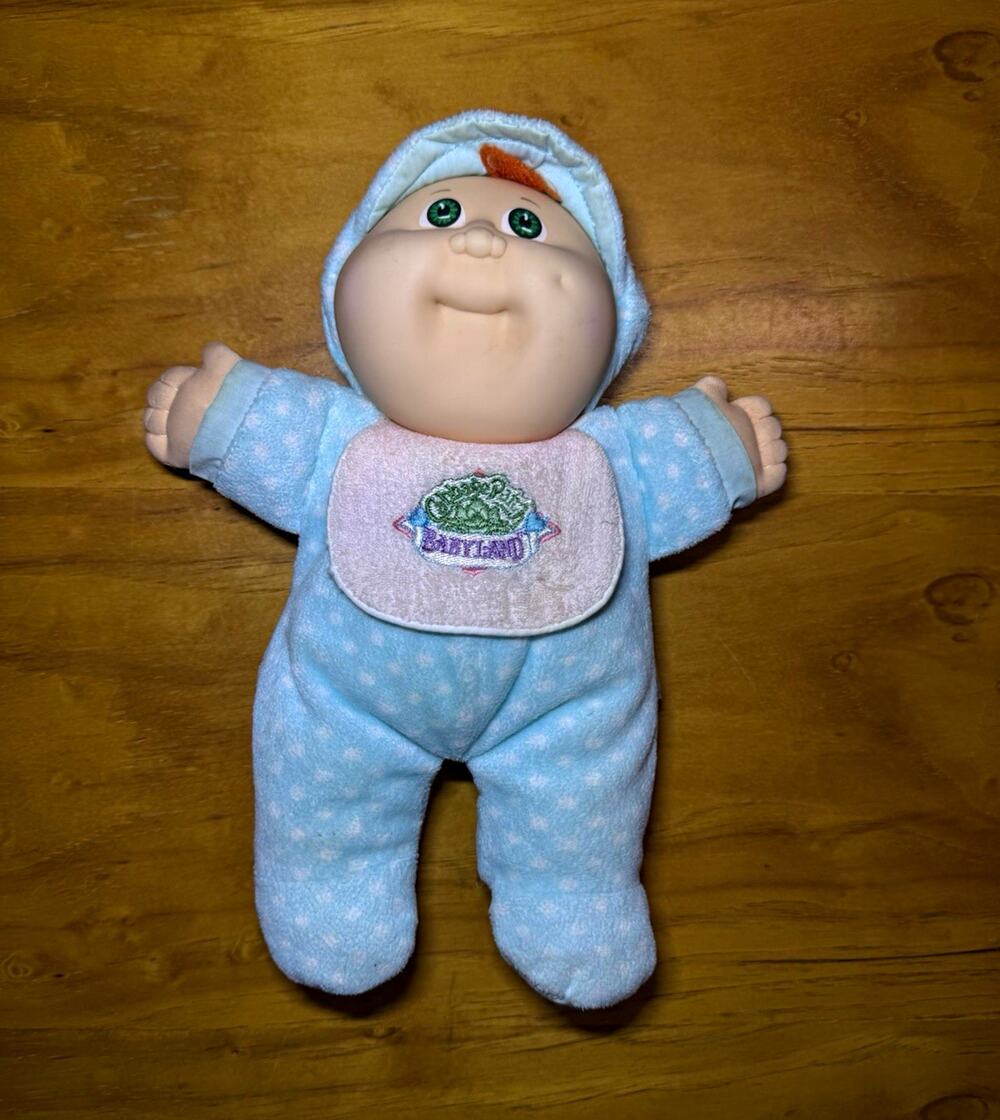 My First Cabbage Patch Babyland Collection blue boy rattle